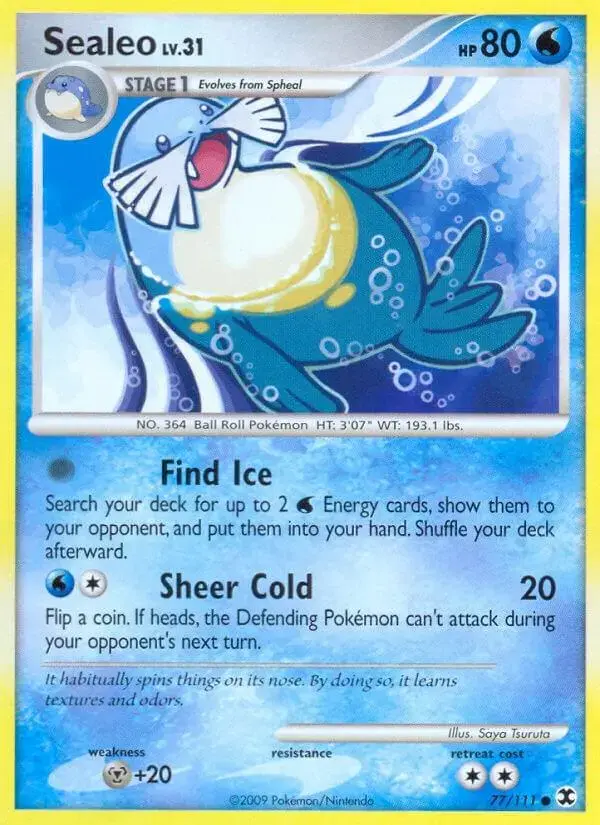Sealeo - Pokemon Rising Rivals #77