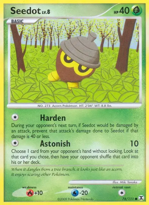 Seedot - Pokemon Rising Rivals #78