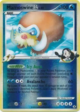 Mamoswine GL [Reverse Holo] - Pokemon Rising Rivals #27
