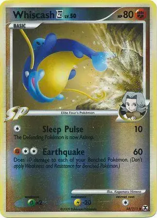 Whiscash [Reverse Holo] - Pokemon Rising Rivals #54