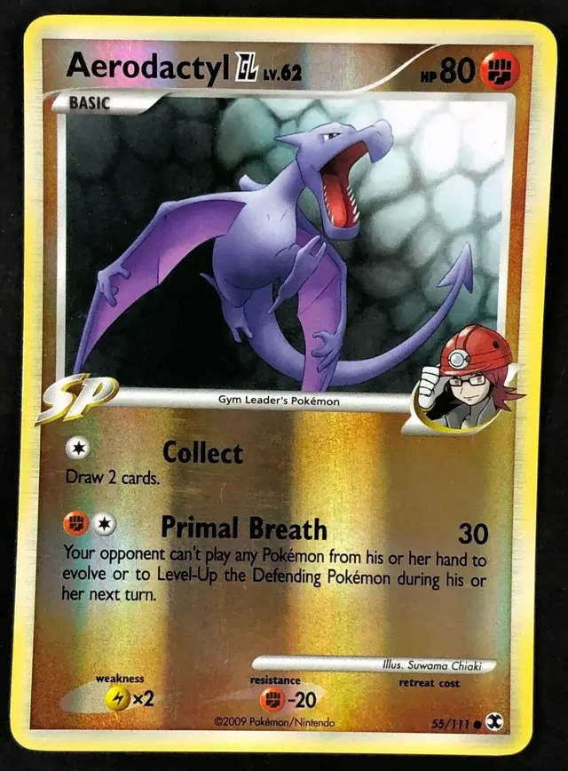 Aerodactyl GL [Reverse Holo] - Pokemon Rising Rivals #55