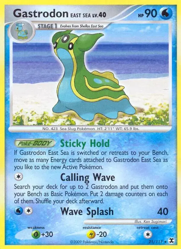 Gastrodon East Sea - Pokemon Rising Rivals #21