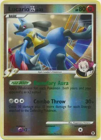 Lucario GL [Reverse Holo] - Pokemon Rising Rivals #8