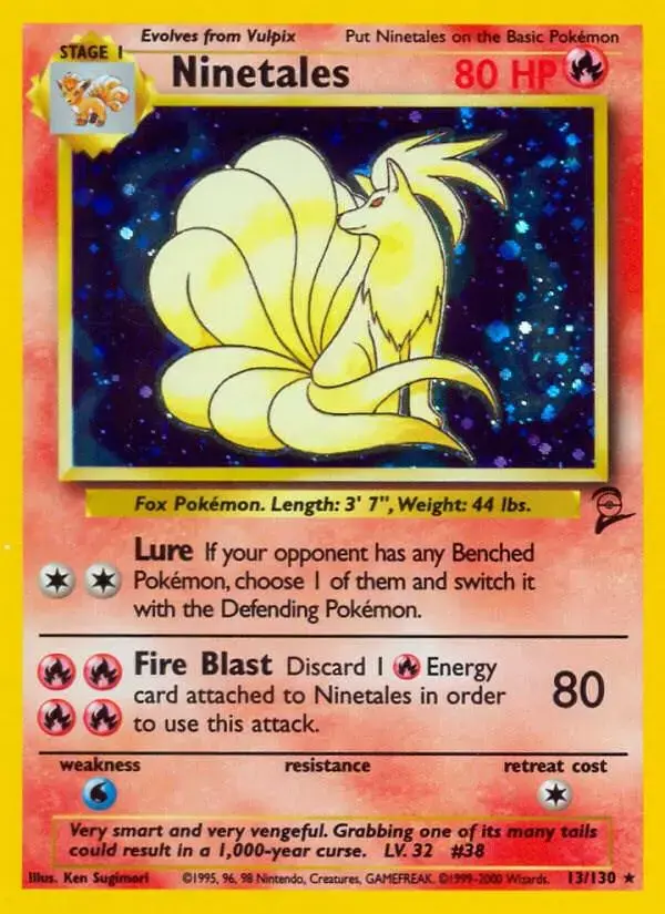 Ninetales - Pokemon Base Set 2 #13