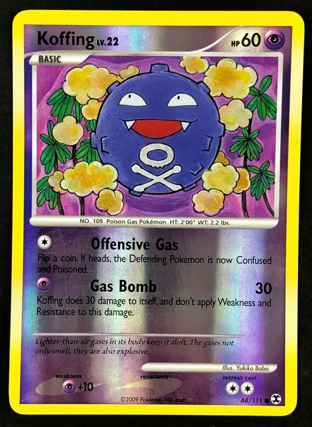 Koffing [Reverse Holo] - Pokemon Rising Rivals #68
