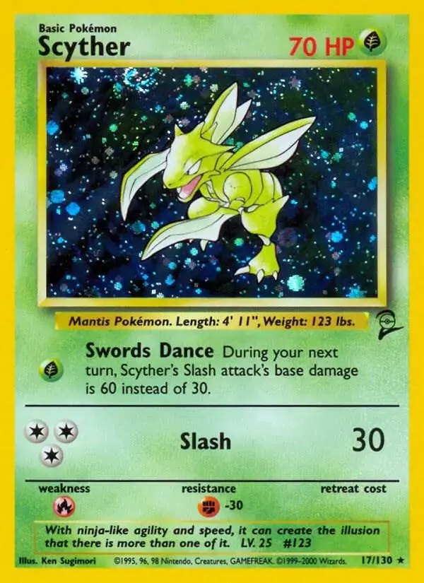 Scyther - Pokemon Base Set 2 #17