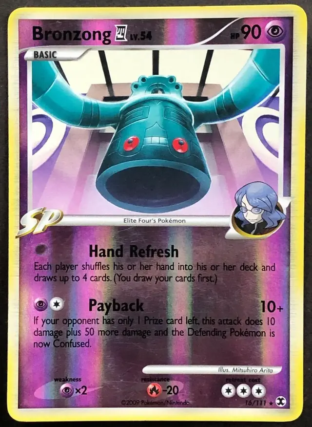 Bronzong [Reverse Holo] - Pokemon Rising Rivals #16