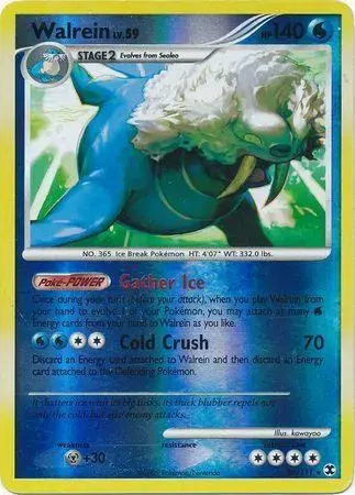 Walrein [Reverse Holo] - Pokemon Rising Rivals #36