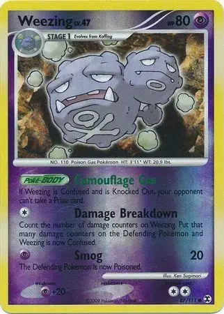 Weezing [Reverse Holo] - Pokemon Rising Rivals #87