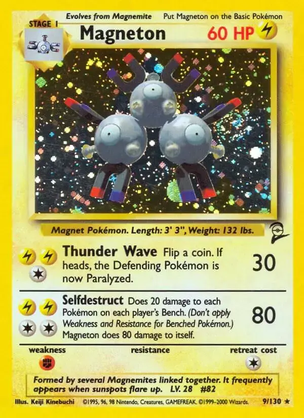 Magneton - Pokemon Base Set 2 #9
