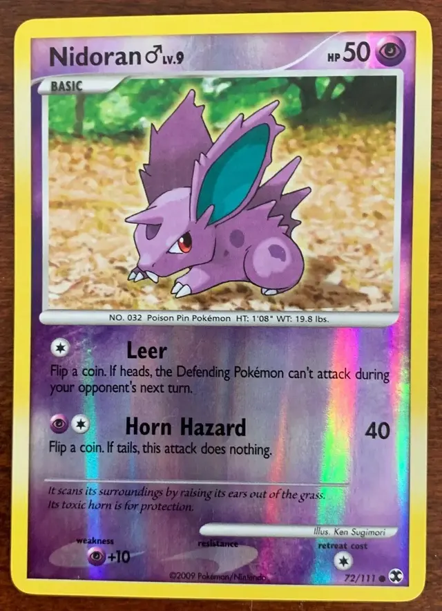 Nidoran M [Reverse Holo] - Pokemon Rising Rivals #72