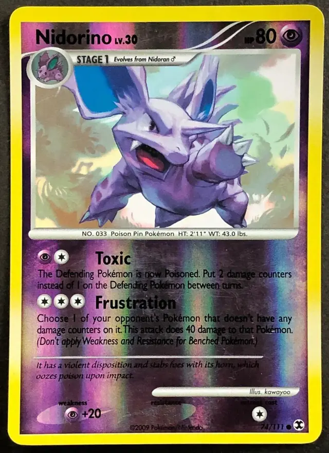 Nidorino [Reverse Holo] - Pokemon Rising Rivals #74