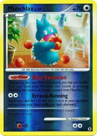Munchlax [Reverse Holo] - Pokemon Rising Rivals #70
