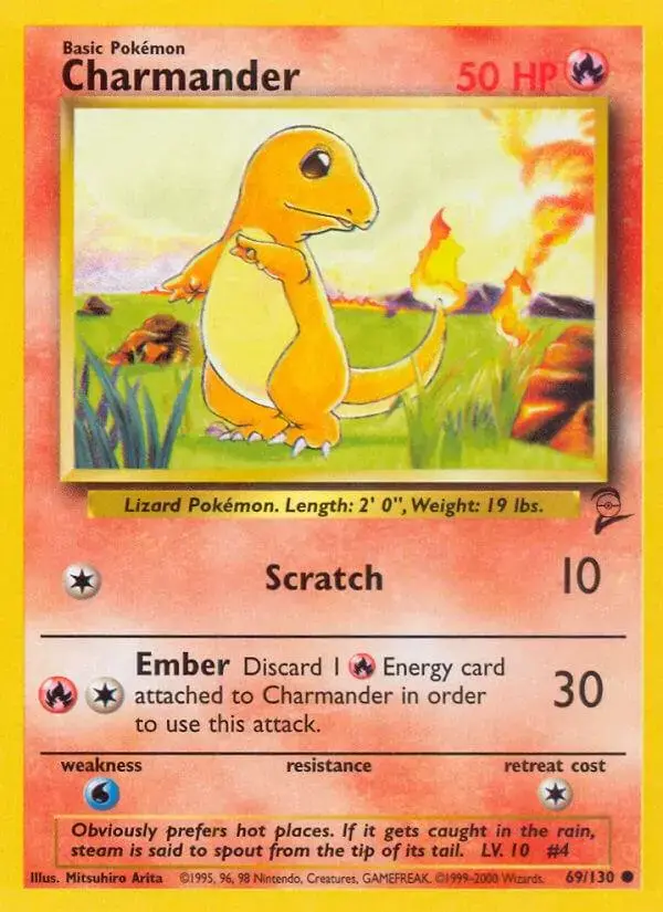 Charmander - Pokemon Base Set 2 #69