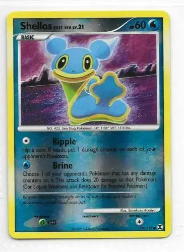 Shellos East Sea [Reverse Holo] - Pokemon Rising Rivals #79