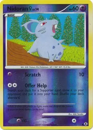 Nidoran [Reverse Holo] - Pokemon Rising Rivals #71