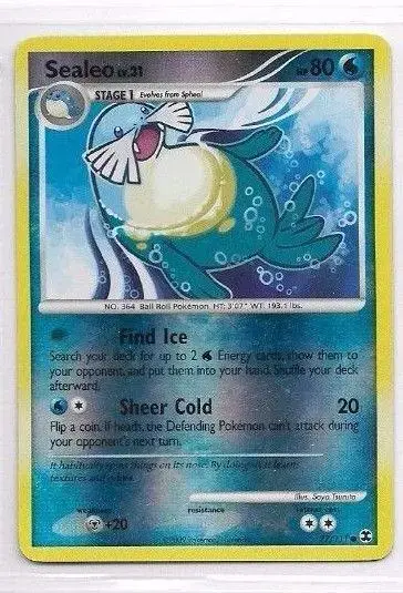Sealeo [Reverse Holo] - Pokemon Rising Rivals #77