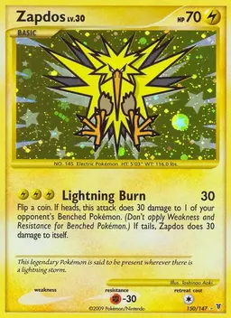 Zapdos 150 - Pokemon Supreme Victors