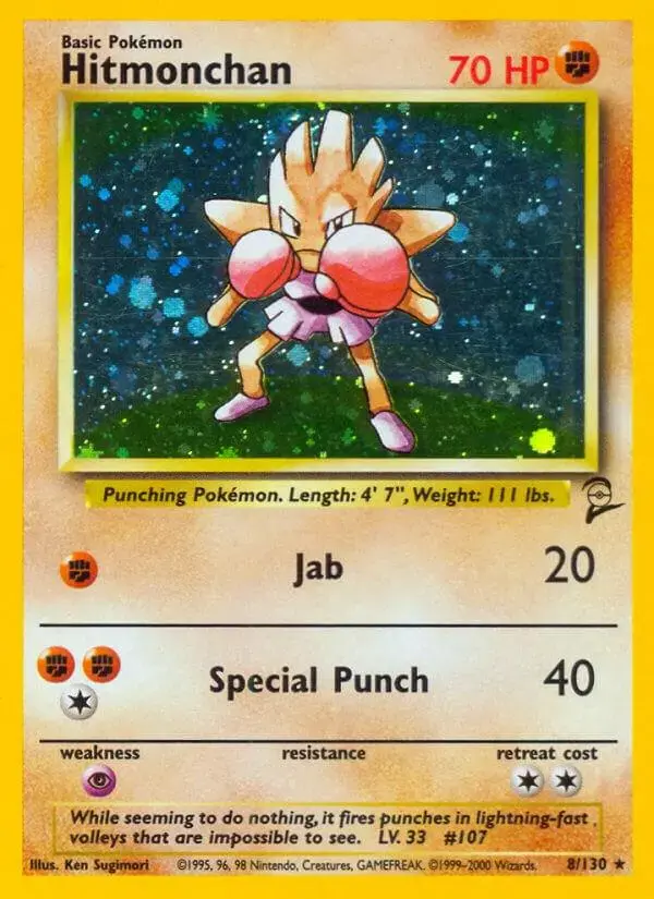 Hitmonchan - Pokemon Base Set 2 #8