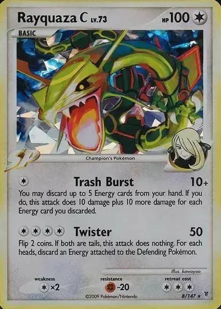 Rayquaza C [Cracked Ice] - Pokemon Supreme Victors #8