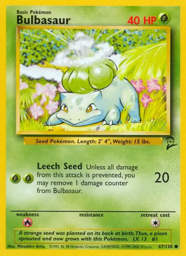Bulbasaur - Pokemon Base Set 2 #67