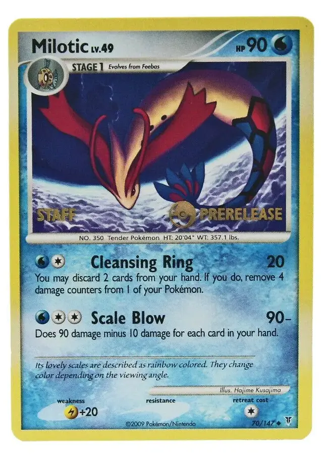 Milotic [Prerelease Staff] - Pokemon Supreme Victors #70