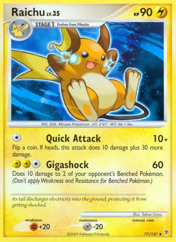 Raichu - Pokemon Supreme Victors #77