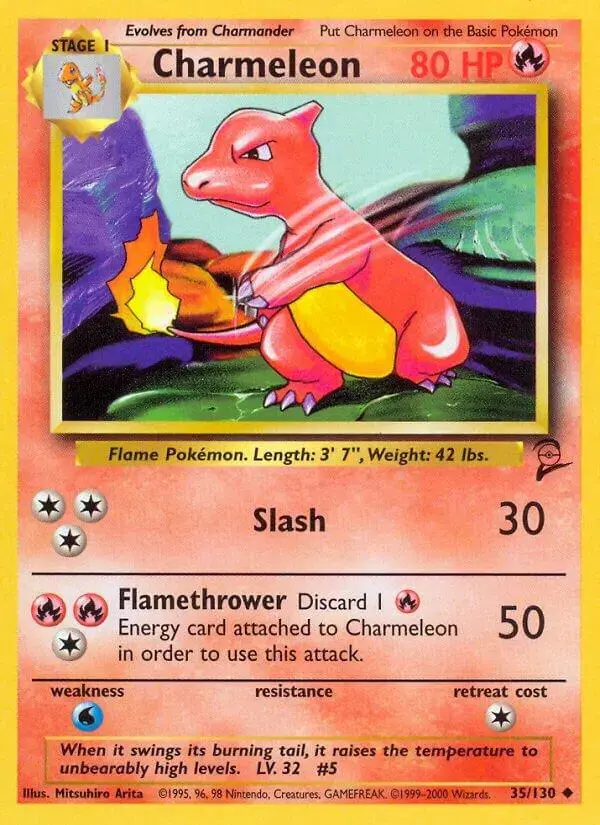Charmeleon - Pokemon Base Set 2 #35