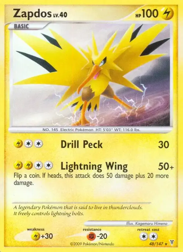 Zapdos - Pokemon Supreme Victors #48