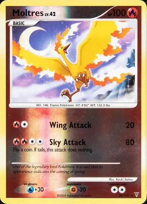 Moltres [Reverse Holo] - Pokemon Supreme Victors #36