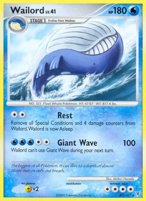 Wailord - Pokemon Supreme Victors #47