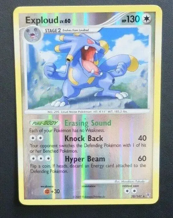 Exploud [Reverse Holo] - Pokemon Supreme Victors #28