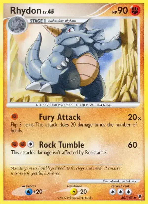 Rhydon - Pokemon Supreme Victors #80