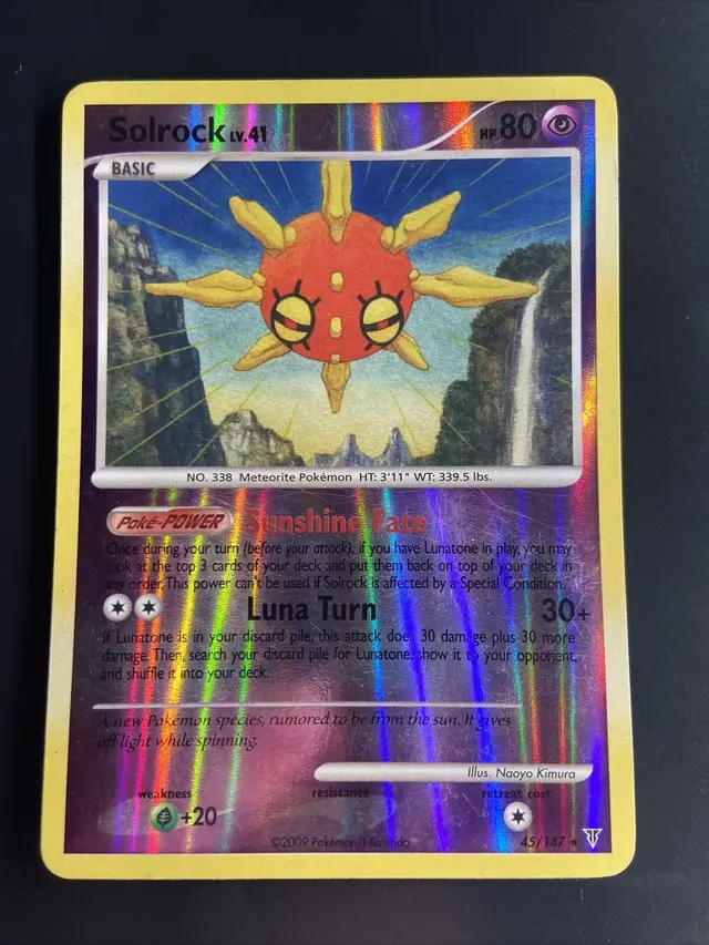 Solrock [Reverse Holo] - Pokemon Supreme Victors #45