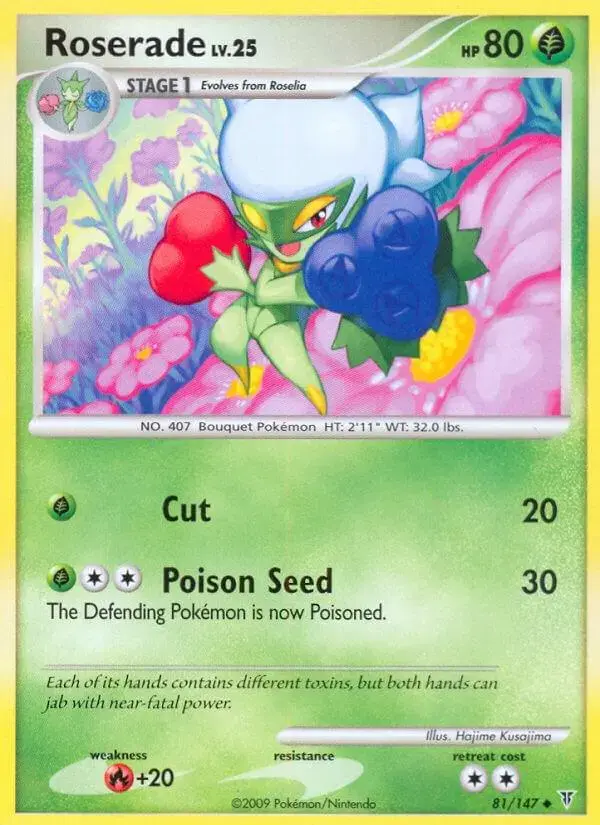 Roserade - Pokemon Supreme Victors #81