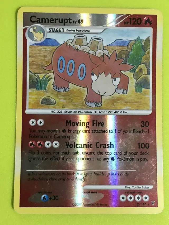 Camerupt [Reverse Holo] - Pokemon Supreme Victors #18