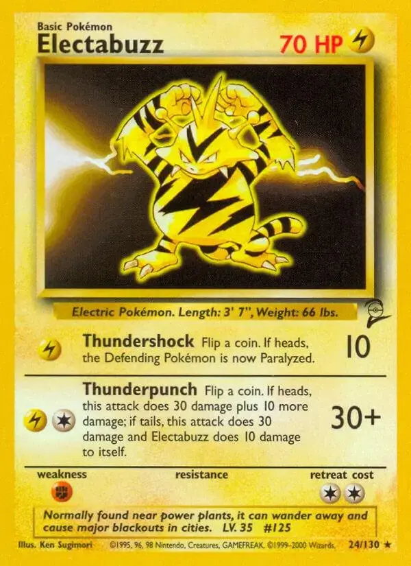 Electabuzz - Pokemon Base Set 2 #24