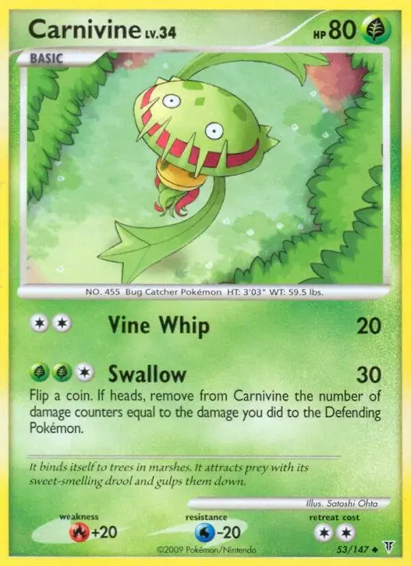 Carnivine - Pokemon Supreme Victors #53