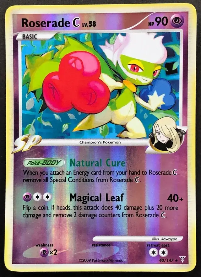 Roserade C [Reverse Holo] - Pokemon Supreme Victors #40