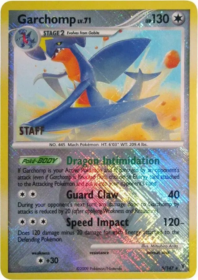 Garchomp [Crosshatch Holo Staff]