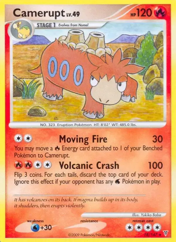 Camerupt - Pokemon Supreme Victors #18