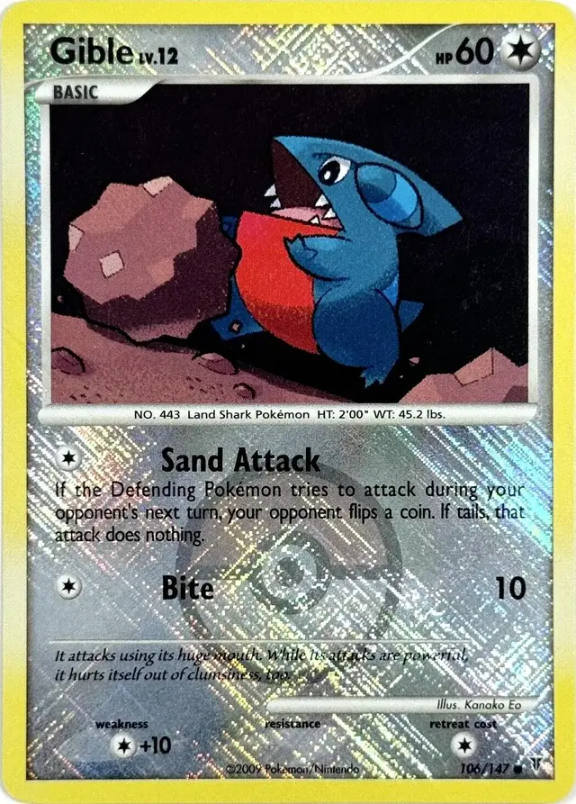 Gible [Crosshatch Holo League]