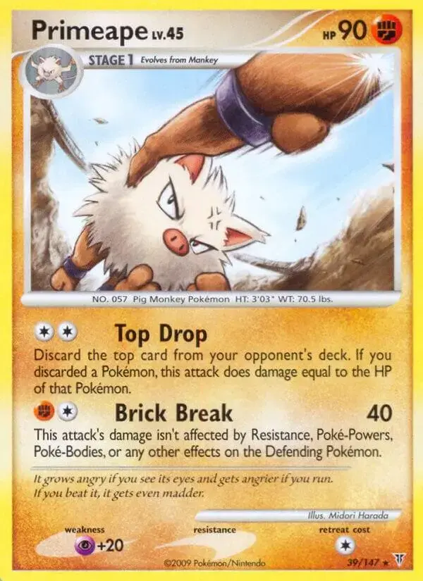 Primeape - Pokemon Supreme Victors #39