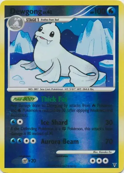 Dewgong [Reverse Holo] - Pokemon Supreme Victors #24