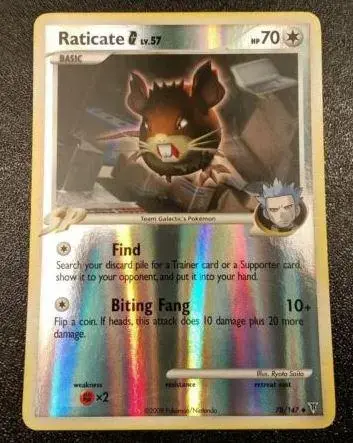 Raticate G [Reverse Holo] - Pokemon Supreme Victors #78