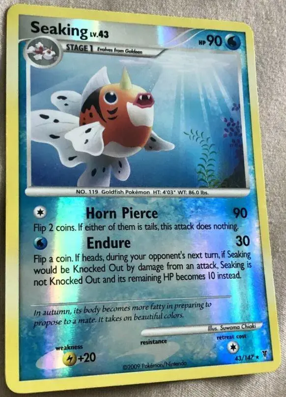 Seaking [Reverse Holo] - Pokemon Supreme Victors #43