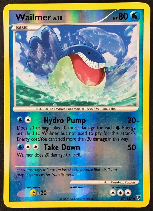Wailmer [Reverse Holo] - Pokemon Supreme Victors #87