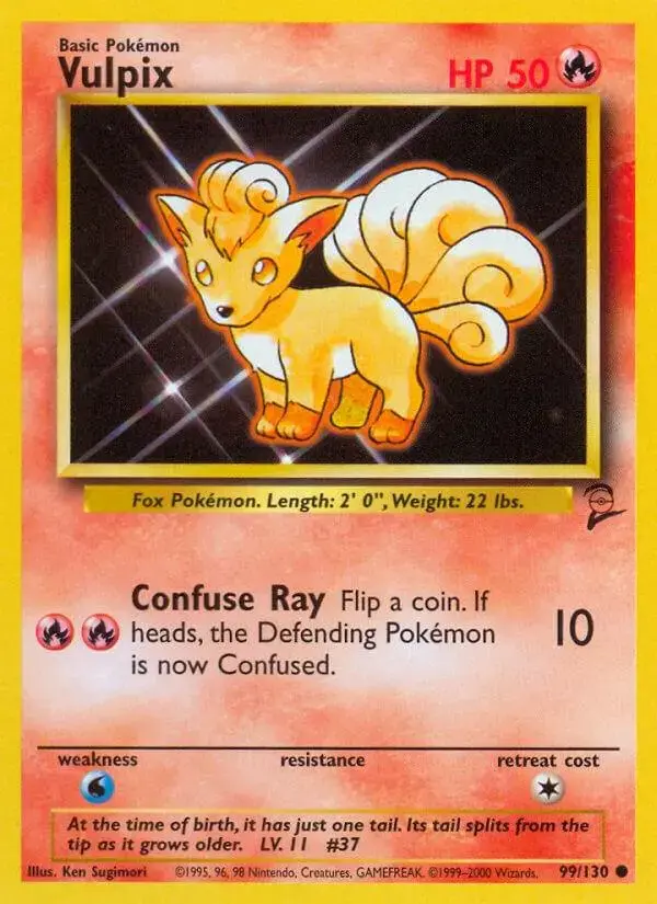 Vulpix - Pokemon Base Set 2 #99