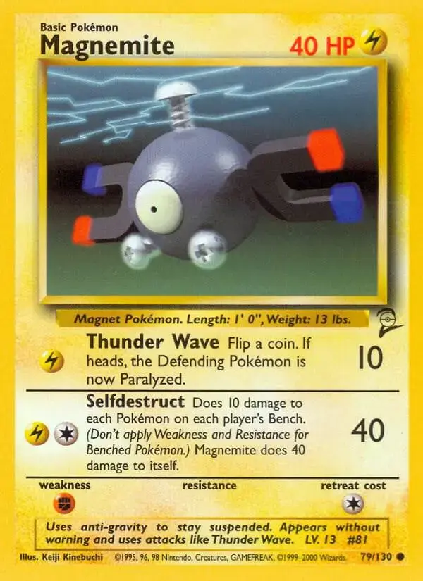 Magnemite - Pokemon Base Set 2 #79