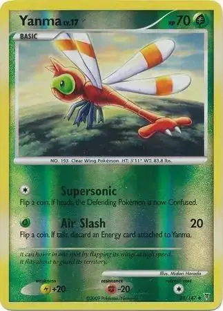 Yanma [Reverse Holo] - Pokemon Supreme Victors #88